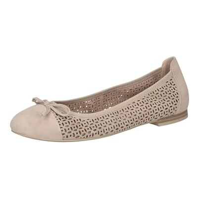 CAPRICE Bailarinas para Mujer, Ante Arena, Talla 42 EU, Arena Suede, 42 EU CAPRICE Bailarinas para Mujer, Ante Arena, Talla 42 EU, Arena Suede, 42 EU