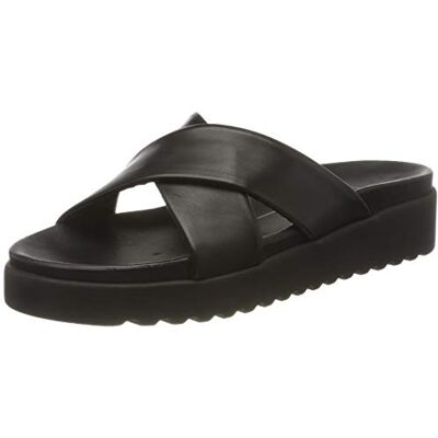 Buffalo Javia, Mules Mujer, Negro (Black 000), 37 EU Buffalo Javia, Mules Mujer, Negro (Black 000), 37 EU