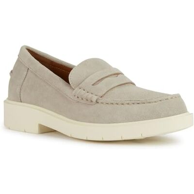 Geox Chica D Spherica Ec1 A Mocasines, Gris Claro, 40 EU Geox Chica D Spherica Ec1 A Mocasines, Gris Claro, 40 EU