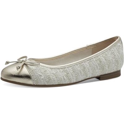 MARCO TOZZI Damen Bailarinas para Mujer, Color Marfil, Talla 37 EU, Beige, 37 EU MARCO TOZZI Damen Bailarinas para Mujer, Color Marfil, Talla 37 EU, Beige, 37 EU