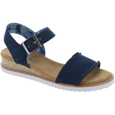 Skechers Desert Kiss-Adobe Princess, Sandalia Mujer, Navy, 38.5 EU Skechers Desert Kiss-Adobe Princess, Sandalia Mujer, Navy, 38.5 EU