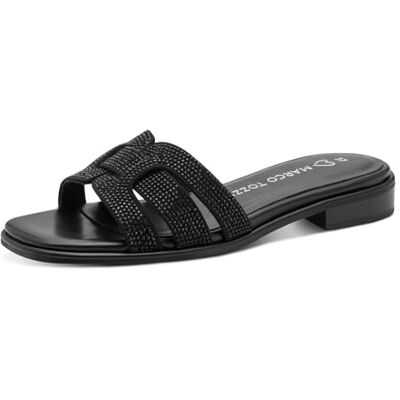 MARCO TOZZI Sandalia Mujer Plataforma, Negro, 37 EU MARCO TOZZI Sandalia Mujer Plataforma, Negro, 37 EU