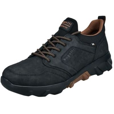 bugatti Pantuflas para hombre-321-AU760, Negro, 42, Negro, 42 EU bugatti Pantuflas para hombre-321-AU760, Negro, 42, Negro, 42 EU