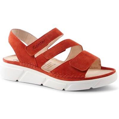 Ganter Halina-h, Sandalia Mujer, Color: Naranja, 39 EU Ancho Ganter Halina-h, Sandalia Mujer, Color: Naranja, 39 EU Ancho