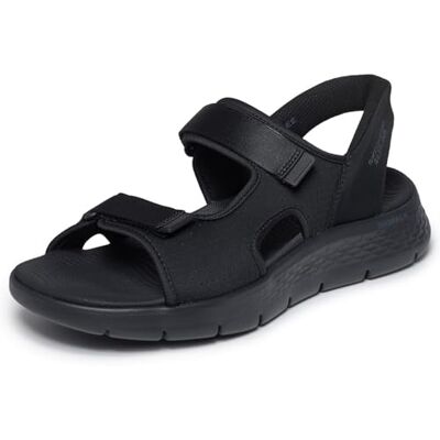 Skechers Hombre Go Walk Flex Sandal Easy Entry Slip-In ENTRENADOR, Black And Lime Textile, 41 EU Skechers Hombre Go Walk Flex Sandal Easy Entry Slip-In ENTRENADOR, Black And Lime Textile, 41 EU