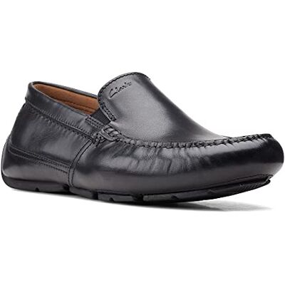 Clarks Markman Plain', Mocasín Estilo de conducción Hombre, Piel Negra, 42.5 EU Clarks Markman Plain', Mocasín Estilo de conducción Hombre, Piel Negra, 42.5 EU