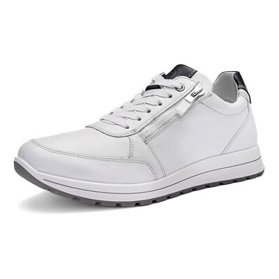 ARA Zapatillas Matteo p Hombre, Color Blanco, Azul, Talla 40 EU Amplia ARA Zapatillas Matteo p Hombre, Color Blanco, Azul, Talla 40 EU Amplia