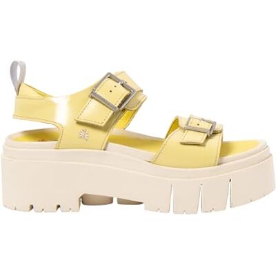 ART Leeds, Sandalias Planas Mujer, Pale Yellow, 39 EU ART Leeds, Sandalias Planas Mujer, Pale Yellow, 39 EU