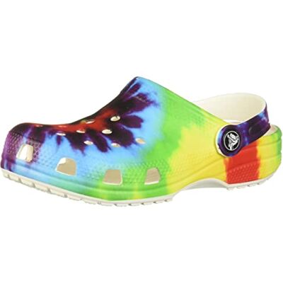 Crocs Classic Tie-Dye Graphic Clog T, Zuecos, Unisex niños, Multi, 19/20 EU Crocs Classic Tie-Dye Graphic Clog T, Zuecos, Unisex niños, Multi, 19/20 EU