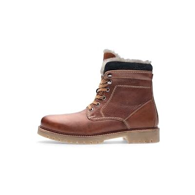ARA Tiago, Botas Cortas al Tobillo Hombre, Cognac Blue Nuts, 40 EU Ancho ARA Tiago, Botas Cortas al Tobillo Hombre, Cognac Blue Nuts, 40 EU Ancho