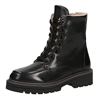 CAPRICE Botas con cordones para mujer 9-26218-29, Color negro., 37 EU CAPRICE Botas con cordones para mujer 9-26218-29, Color negro., 37 EU