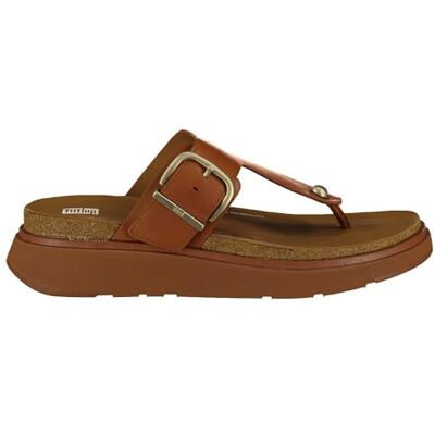 Fitflop Sandalias de piel con hebilla Gen-ff para mujer, beige, 41 EU Fitflop Sandalias de piel con hebilla Gen-ff para mujer, beige, 41 EU
