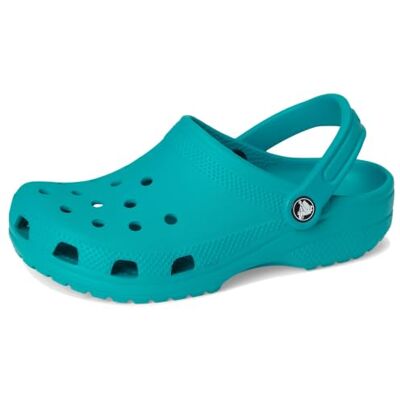 Crocs Classic Clog K Zuecos Unisex niños, Turbo Teal, 32/33 EU Crocs Classic Clog K Zuecos Unisex niños, Turbo Teal, 32/33 EU
