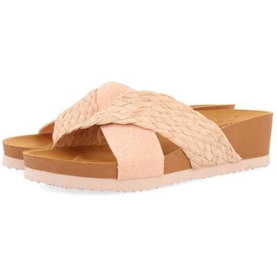GIOSEPPO Sandalias con CUÑA Tipo Bio Y Tiras Color Rosa para Mujer GOULDS GIOSEPPO Sandalias con CUÑA Tipo Bio Y Tiras Color Rosa para Mujer GOULDS