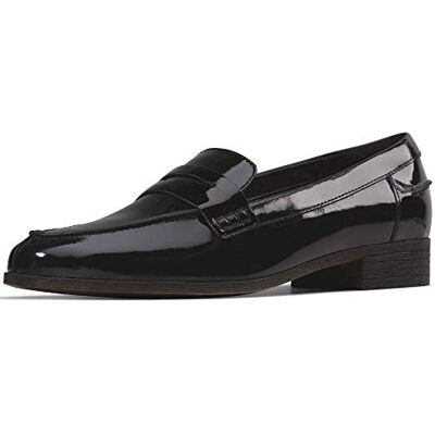 Clarks Hamble Loafer, Mocasines Mujer, Black Pat Black Pat, 35.5 EU Clarks Hamble Loafer, Mocasines Mujer, Black Pat Black Pat, 35.5 EU