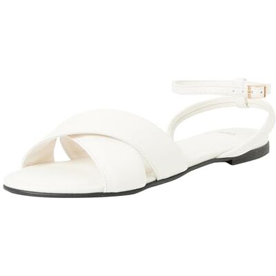 Boss Millie_Sandal_NA, Sandalia Mujer, Open White116, 36 EU Boss Millie_Sandal_NA, Sandalia Mujer, Open White116, 36 EU