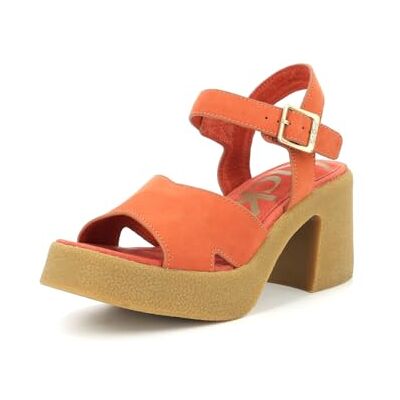 Kickers Kick Constanza, Sandalia con talón Mujer, Naranja ladrillo, 39 EU Kickers Kick Constanza, Sandalia con talón Mujer, Naranja ladrillo, 39 EU