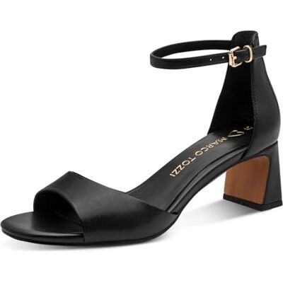 MARCO TOZZI Sandalia para mujer , color negro, talla 42 EU MARCO TOZZI Sandalia para mujer , color negro, talla 42 EU