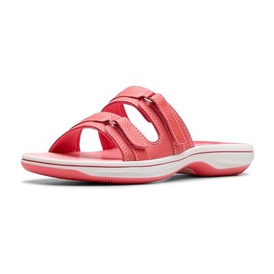 Clarks Women's Casual Sandal, BRT Coral, 6 Clarks Women's Casual Sandal, BRT Coral, 6