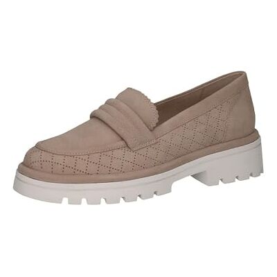 CAPRICE 9-24750-42, Mocasín Plano Mujer, Arena Suede, 41 EU CAPRICE 9-24750-42, Mocasín Plano Mujer, Arena Suede, 41 EU