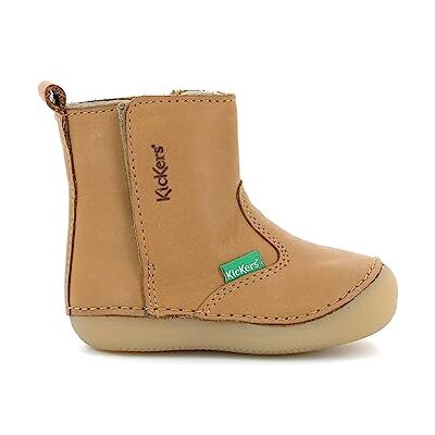 Kickers Niñas Botas cortas al tobillo, SILLA DE CAMELLO, 18 EU Kickers Niñas Botas cortas al tobillo, SILLA DE CAMELLO, 18 EU
