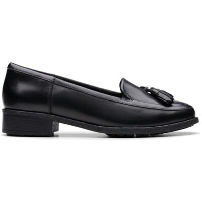 Clarks , Mocasín De Las Mujeres, Black Pat, Clarks , Mocasín De Las Mujeres, Black Pat,