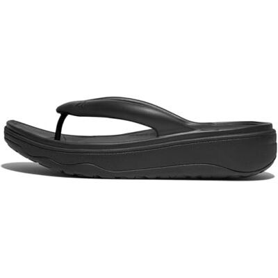 Fitflop Sandalias RelieffWedge para mujer, Black, 42 EU Fitflop Sandalias RelieffWedge para mujer, Black, 42 EU