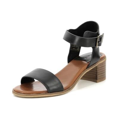 Kickers Volou, Sandalias de Punta Descubierta Mujer, Negro (Noir 82), 37 EU Kickers Volou, Sandalias de Punta Descubierta Mujer, Negro (Noir 82), 37 EU