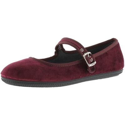 victoria Bailarinas Oda Terciopelo & Ribete Al Tono & Hebilla 104913 para Mujer Burdeos 37 victoria Bailarinas Oda Terciopelo & Ribete Al Tono & Hebilla 104913 para Mujer Burdeos 37