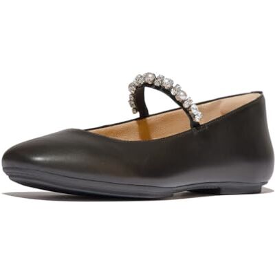 Fitflop DELICATO Zapatos Planos de Ballet de Piel con Perlas y Cristales para Mujer, Color Plateado, Talla 6, Silver, 39 EU Fitflop DELICATO Zapatos Planos de Ballet de Piel con Perlas y Cristales para Mujer, Color Plateado, Talla 6, Silver, 39 EU