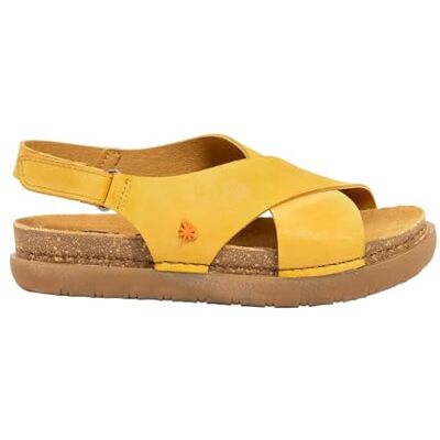 ART Rhodes, Sandalias Planas Mujer, Yellow, 38 EU ART Rhodes, Sandalias Planas Mujer, Yellow, 38 EU