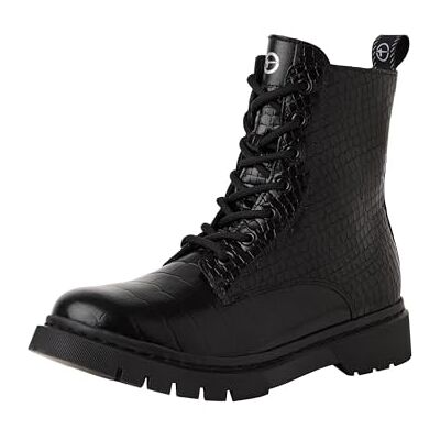 Tamaris Botines para Mujer, Tacón Cuadrado, Plantilla Extraíble, Negro Estructura, 39 EU Tamaris Botines para Mujer, Tacón Cuadrado, Plantilla Extraíble, Negro Estructura, 39 EU