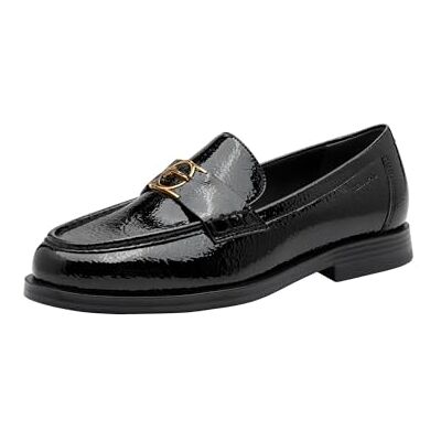 Tamaris Damen Slipper , Mocasín Mujer, Patente Negra, 38 EU Tamaris Damen Slipper , Mocasín Mujer, Patente Negra, 38 EU