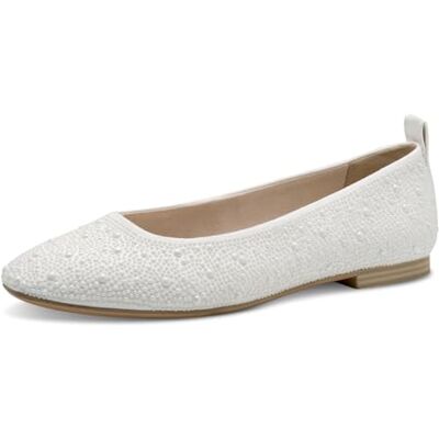 Tamaris Damen , Zapatos Tipo Ballet Mujer, Perla, 38 EU Tamaris Damen , Zapatos Tipo Ballet Mujer, Perla, 38 EU