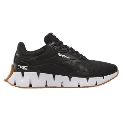 Reebok Zig Dynamica Str, Zapatillas Mujer, Black White Slvmt, 35 EU Reebok Zig Dynamica Str, Zapatillas Mujer, Black White Slvmt, 35 EU