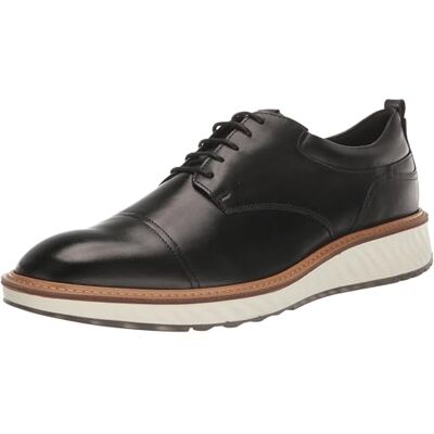 ECCO St. 1 Hybrid Captoe Oxford para Hombre, Negro -, 10-10.5 ECCO St. 1 Hybrid Captoe Oxford para Hombre, Negro -, 10-10.5
