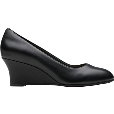 Clarks Premium Olivette Pearl, Bomba De las mujeres, Black Leather, Clarks Premium Olivette Pearl, Bomba De las mujeres, Black Leather,