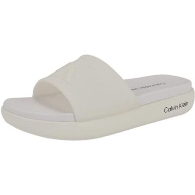 Calvin Peari, Sandalia Mujer, Blanco 140, 36 EU Calvin Peari, Sandalia Mujer, Blanco 140, 36 EU