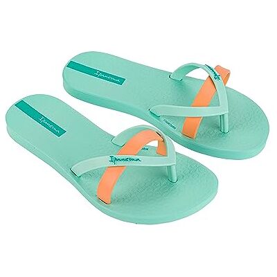 Ipanema Kirei Chanclas para niños, color verde/naranja, talla 30 EU, Verde y naranja., 30 EU Ipanema Kirei Chanclas para niños, color verde/naranja, talla 30 EU, Verde y naranja., 30 EU