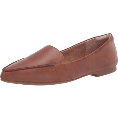 Amazon Essentials Mocasín Plano Mujer, Castaño Cuero de Imitación, 38 EU Amazon Essentials Mocasín Plano Mujer, Castaño Cuero de Imitación, 38 EU