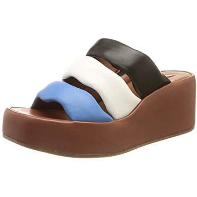 HÖGL Dune, Pantuflas Mujer, Sky Multi, 38.5 EU Ancho HÖGL Dune, Pantuflas Mujer, Sky Multi, 38.5 EU Ancho
