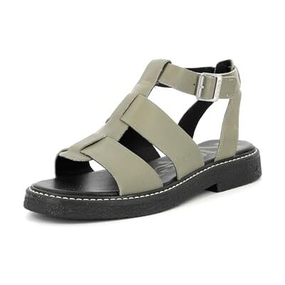 Kickers Kick Lila, Sandalias Planas Mujer, Caqui, 36 EU Kickers Kick Lila, Sandalias Planas Mujer, Caqui, 36 EU