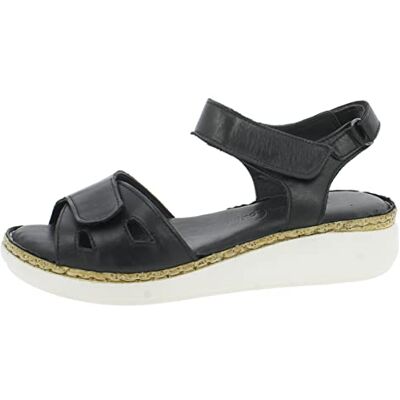 Andrea Conti Mujer, Sandalia con talón, Negro, 39 EU Andrea Conti Mujer, Sandalia con talón, Negro, 39 EU