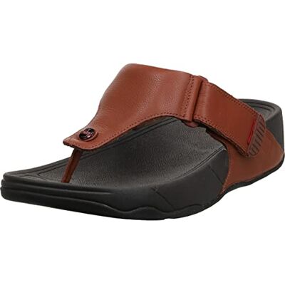 Fitflop TRAKK TM II TOE-THONGS DARK TAN Men 12 Fitflop TRAKK TM II TOE-THONGS DARK TAN Men 12