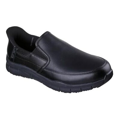 Skechers Hombre Nampa Broxtin Slip-In ENTRENADOR, Black Leather/Synthetic, 42 EU Skechers Hombre Nampa Broxtin Slip-In ENTRENADOR, Black Leather/Synthetic, 42 EU