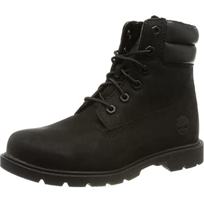 Timberland Linden Woods 6 Inch Faux Fur Lined WR Botas de Moda para Mujer, Negro, 37 EU Timberland Linden Woods 6 Inch Faux Fur Lined WR Botas de Moda para Mujer, Negro, 37 EU