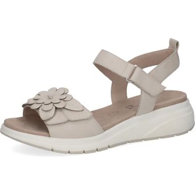 CAPRICE Snow NUBUC Sandalias planas para mujer, talla 38 EU CAPRICE Snow NUBUC Sandalias planas para mujer, talla 38 EU