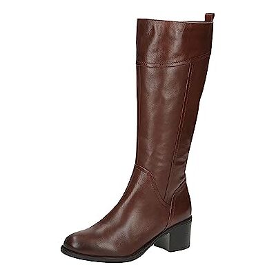 CAPRICE , Botas tacón para Mujer, Marrón (Cognac Nappa), 38 EU CAPRICE , Botas tacón para Mujer, Marrón (Cognac Nappa), 38 EU