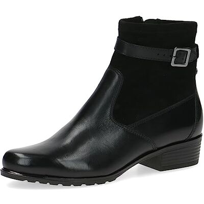 CAPRICE , Botines de tacón con cordones para Mujer, Negro (Black Nappa Co), 37 EU CAPRICE , Botines de tacón con cordones para Mujer, Negro (Black Nappa Co), 37 EU