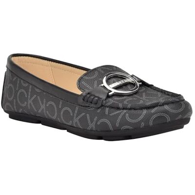 Calvin Mocasines Planos Layne para Mujer, Negro (Black 002), 38.5 EU Calvin Mocasines Planos Layne para Mujer, Negro (Black 002), 38.5 EU